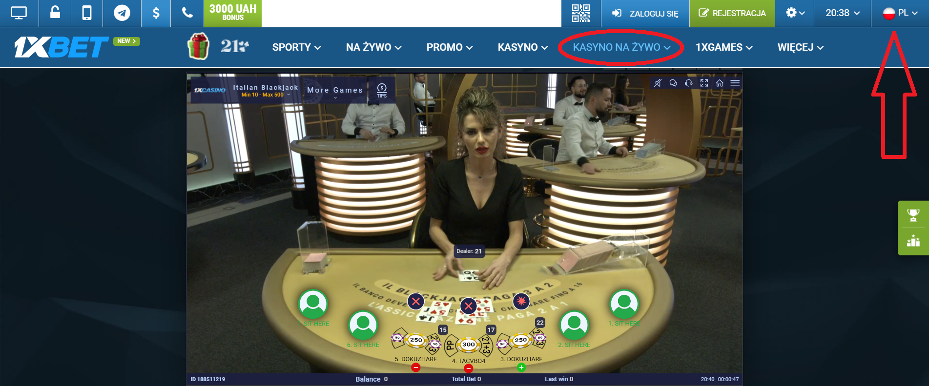 Specjalne promocje dla aktywnych graczy 1xbet