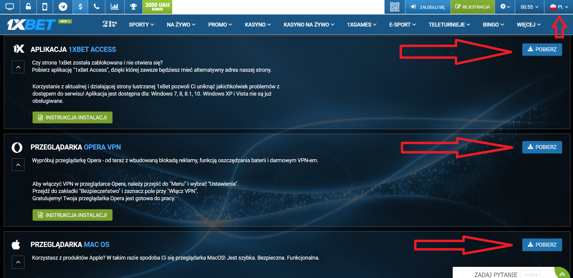 1xbet Polska - czy jest legalny?
