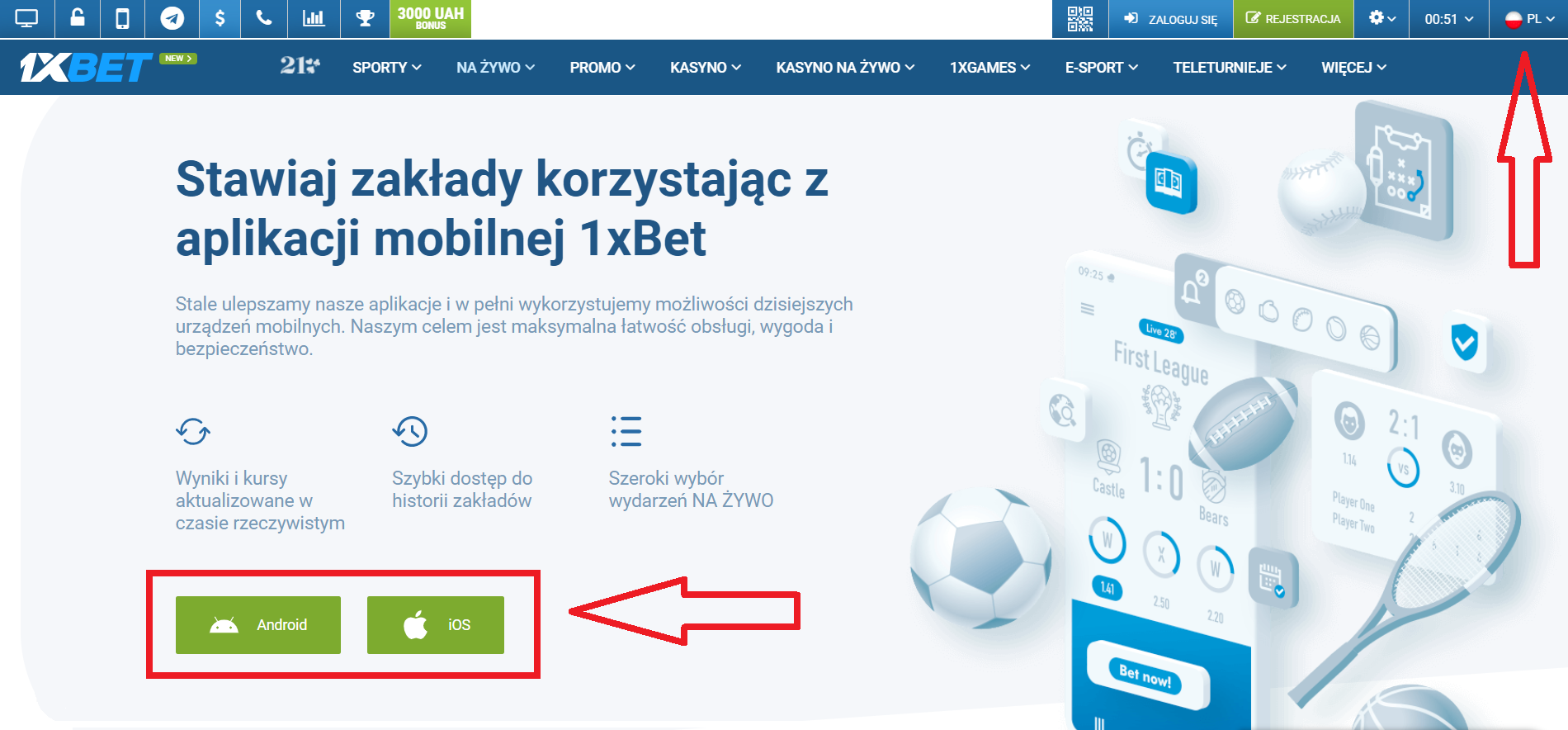 1xBet rejestracja Przez numer telefonu